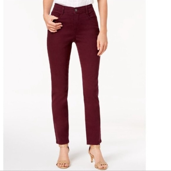STYLE & CO CURVY SKINNY LEG MID RISE TUMMY CONTROL CURVY FIT SIZE 4 NEW - Picture 1 of 14